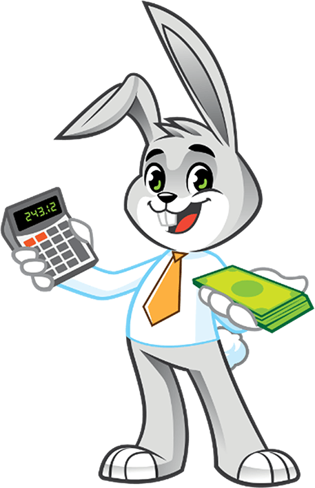 Cartoon character_Rabbit financier Cartoon character_Rabbit financier