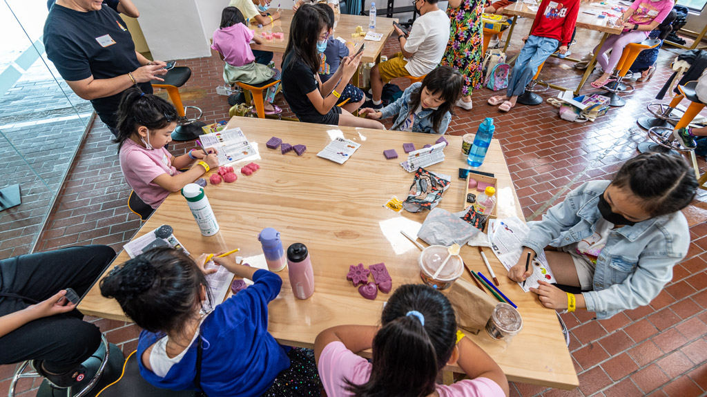 Hands on time during Soap Ministry Workshop