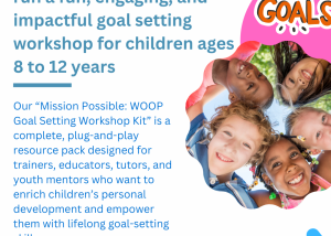 Ready-to-use Toolkit to Run WOOP Goal Setting Workshop (suitable ages 8 to 12 years old)